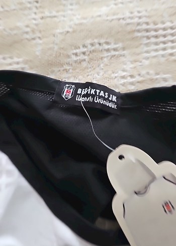 Beyaz Erkek Spor Atlet BJK Logolu - Görsel 3