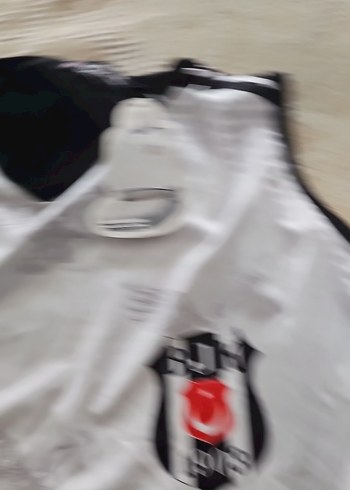 Beyaz Erkek Spor Atlet BJK Logolu - Görsel 2