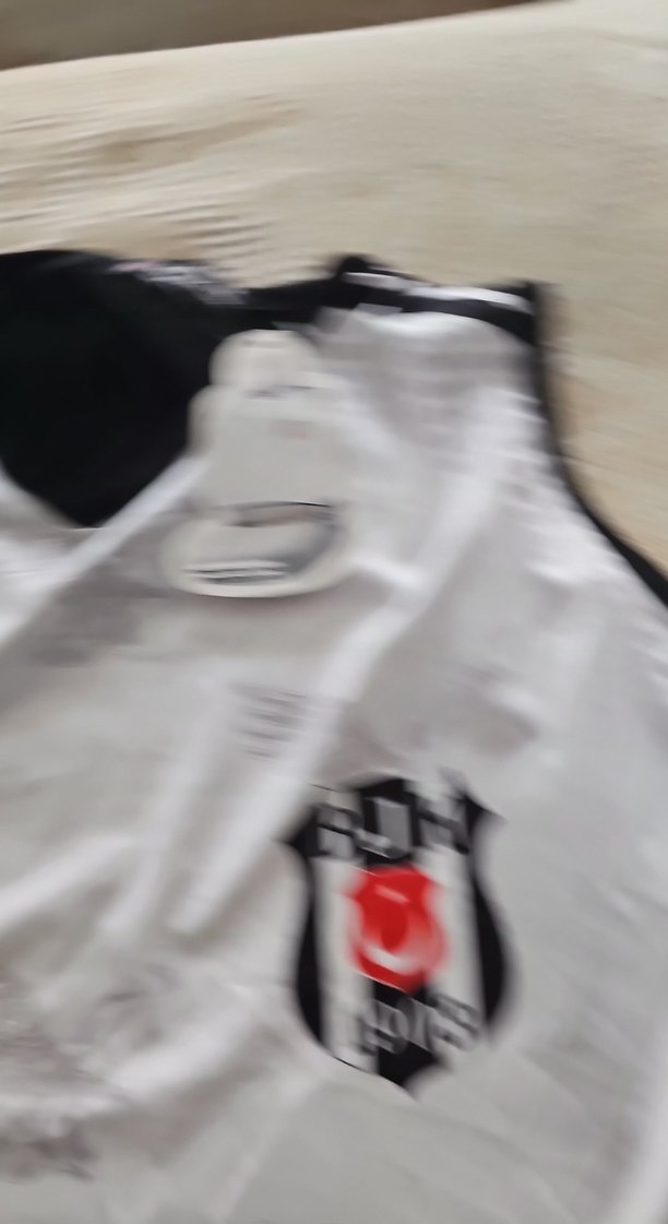 Beyaz Erkek Spor Atlet BJK Logolu - Görsel 2