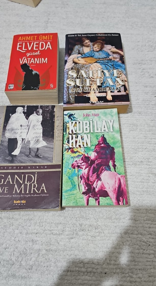 Çeşitli Kitaplar: Vatanım, Elveda, Gandi ve Diğerleri - Görsel 2