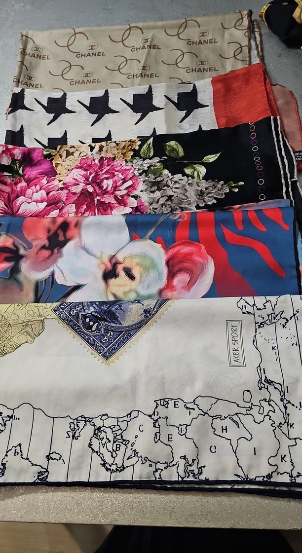 Parisli Avangart Kadın İpek Şal - Görsel 2