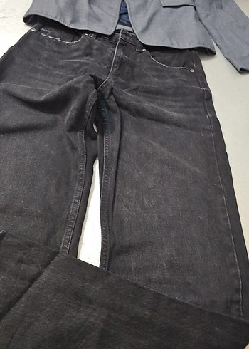 Gri Regular Fit Midi Kot Pantolon - Görsel 4