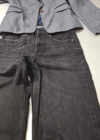 Gri Regular Fit Midi Kot Pantolon - Görsel 2