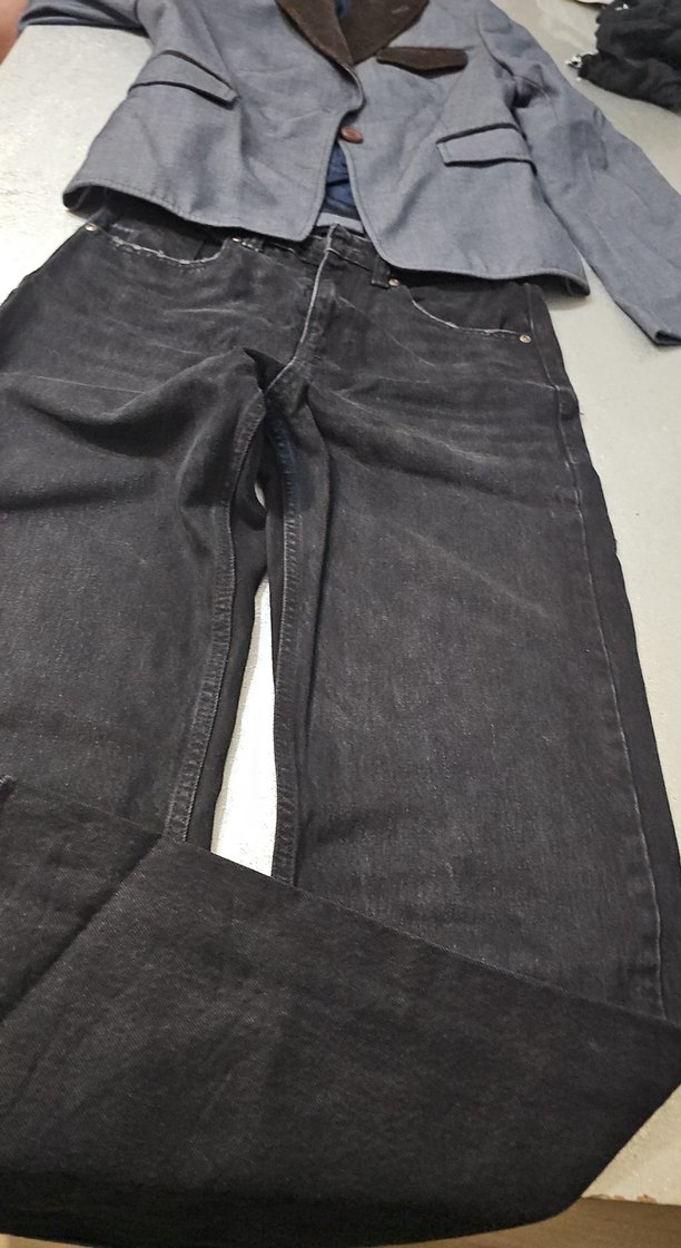 Gri Regular Fit Midi Kot Pantolon - Görsel 4