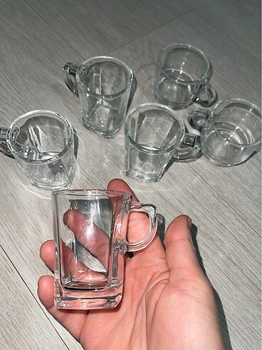 6 lı cam fincan - Görsel 2