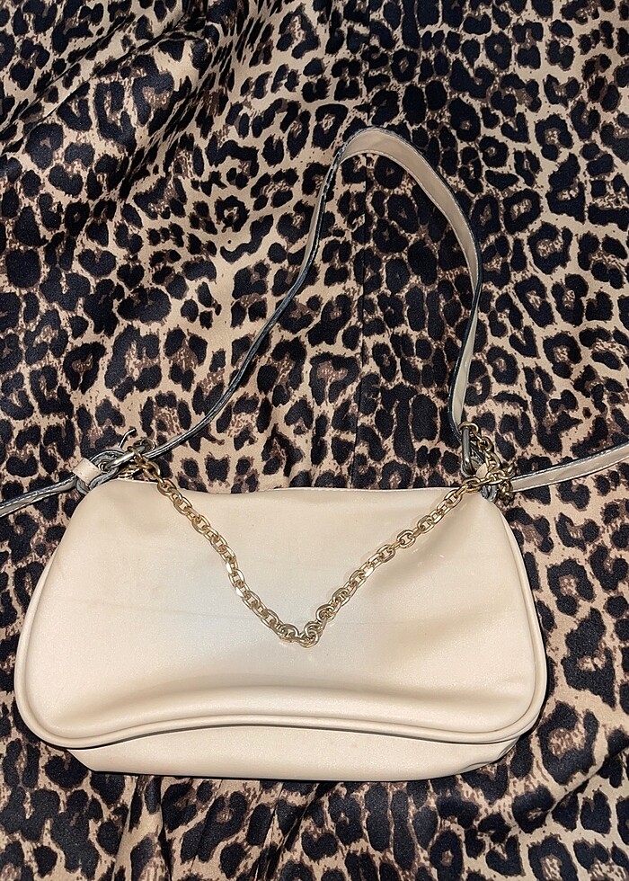 Kadın bej çanta - Görsel 2