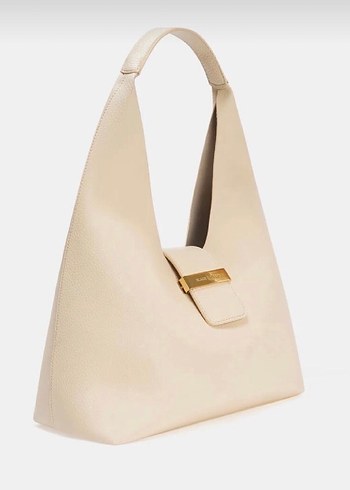 Bej Deri Kadın Çanta - Görsel 2