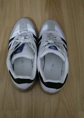 Erkek Beyaz Gri Bağcıklı Spor Ayakkabı - Görsel 3