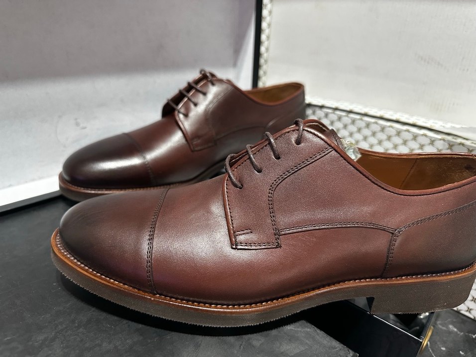 Klasik Erkek Kahverengi 41 Numara Deri Ayakkabı - Görsel 4
