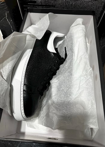 Siyah Gri Bağcıklı Erkek Spor Ayakkabı - Görsel 6