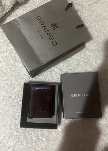 Koyu Kahverengi Brango Erkek Cüzdanı orjinal deri - Görsel 2