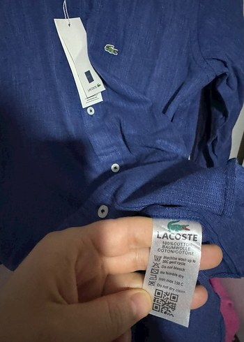 Lacoste Erkek Mavi Regular Fit   Gömlek - Görsel 6