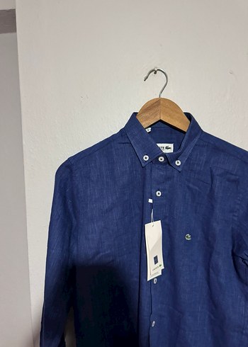 Lacoste Erkek Mavi Regular Fit   Gömlek - Görsel 4