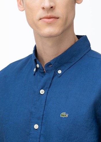 Lacoste Erkek Mavi Regular Fit   Gömlek - Görsel 2
