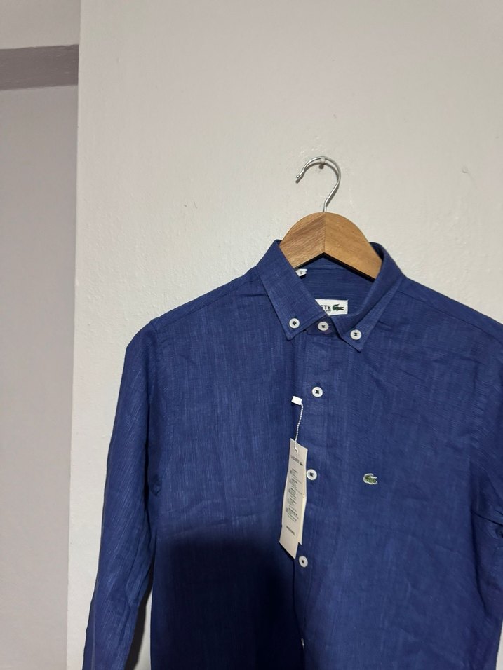 Lacoste Erkek Mavi Regular Fit   Gömlek - Görsel 5