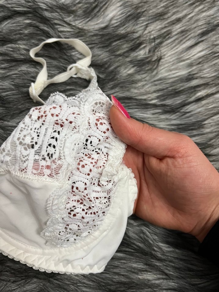 Nakışlı Beyaz Bohem Parisli Sütyen - Görsel 2