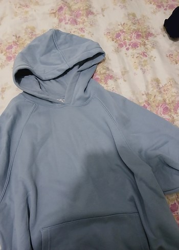 Gri Kadın Kapüşonlu Sweatshirt - Görsel 4