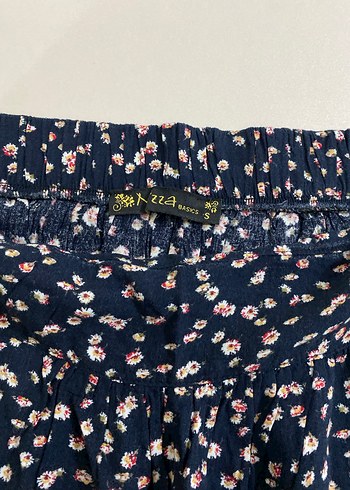 Renkli Mini Boy Volanlı Etek - Görsel 4