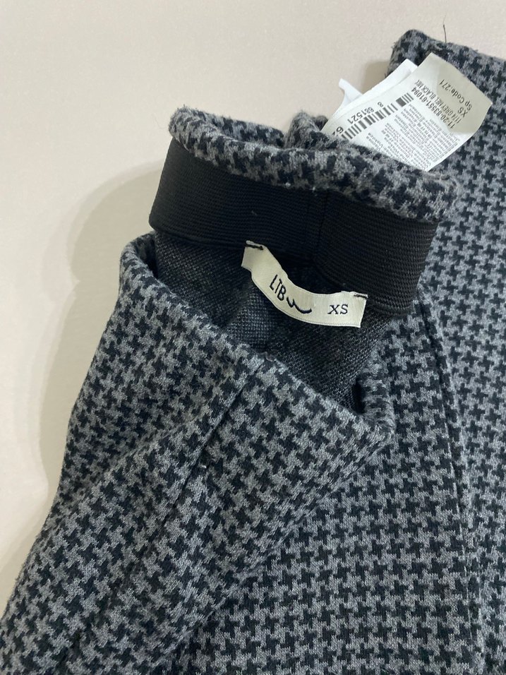 Gri Kadın Elastik Kumaş Pantolon tayt - Görsel 3