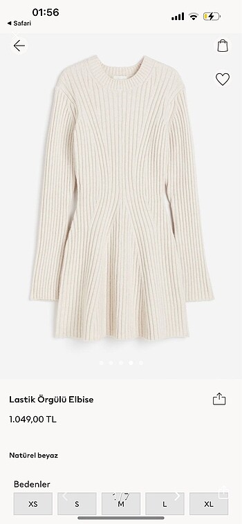 H&m triko elbise