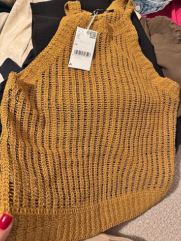 Mango Halter yaka triko