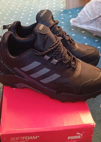 Siyah Gri Erkek Spor Ayakkabı Bağcıkları - Görsel 6