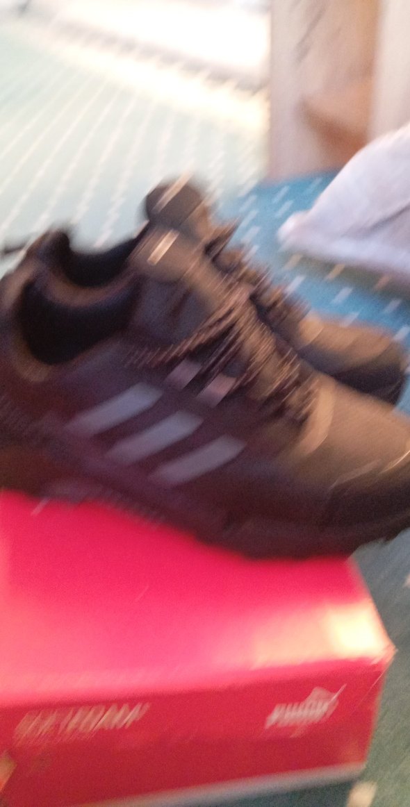 Siyah Gri Erkek Spor Ayakkabı Bağcıkları - Görsel 5