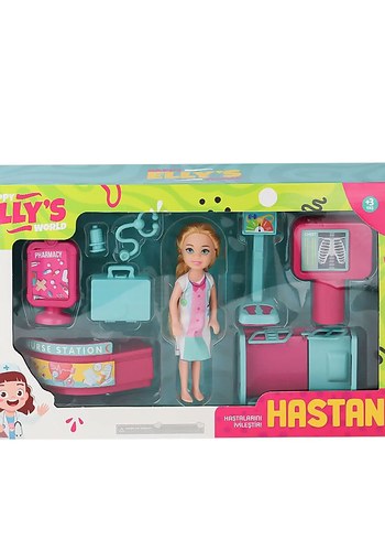Elly's Hastane Seti Oyuncak Bebek ve Aksesuarları - Görsel 2