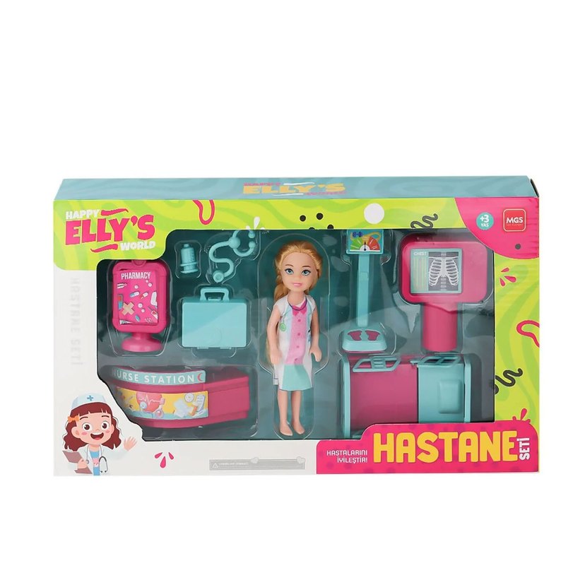 Elly's Hastane Seti Oyuncak Bebek ve Aksesuarları - Görsel 2