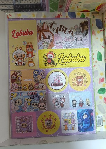 Çocuklar için Labubu Stıcker Defter - Görsel 2