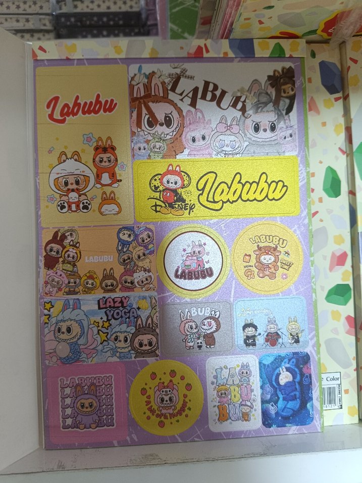 Çocuklar için Labubu Stıcker Defter - Görsel 2