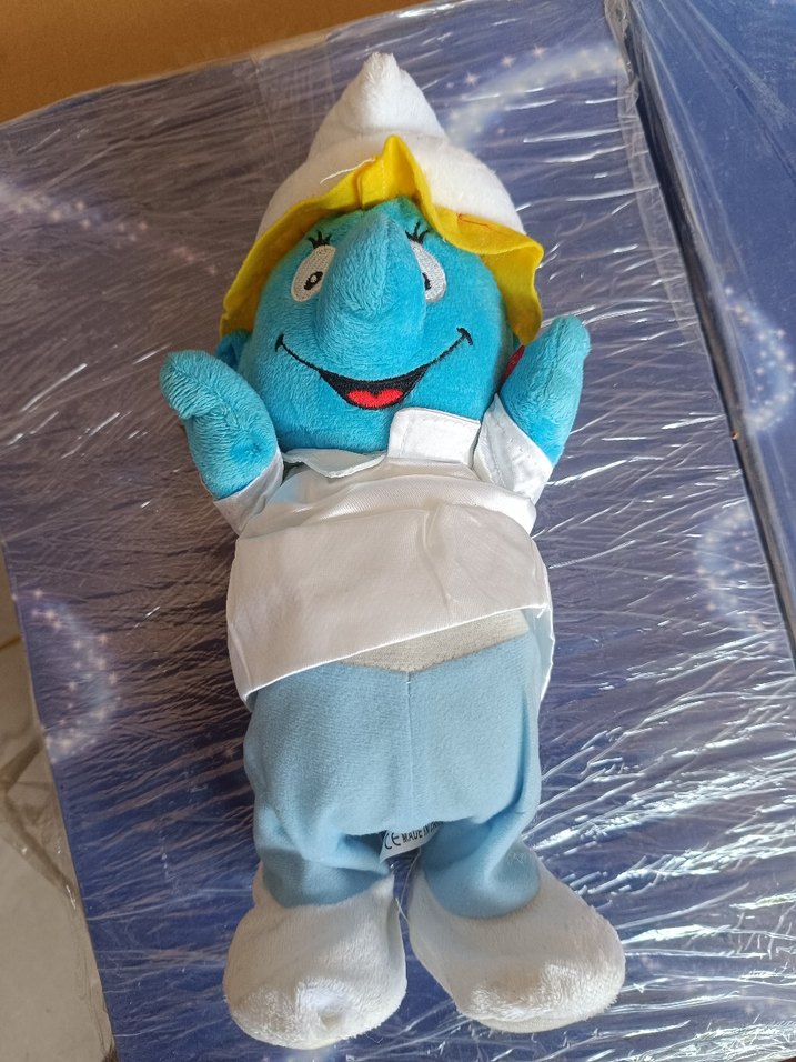 Mavi Renkli Peluş Oyuncak Figür - Görsel 2