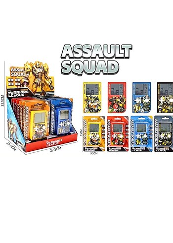 Kırmızı Renkli Taşınabilir Tetris - Görsel 3