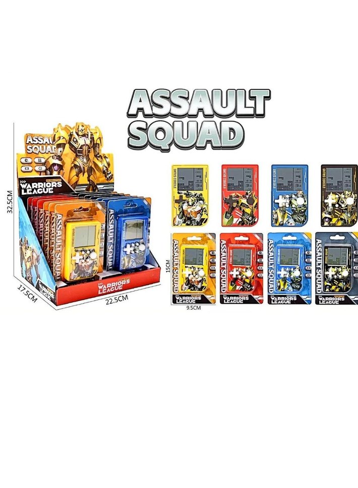 Kırmızı Renkli Taşınabilir Tetris - Görsel 3