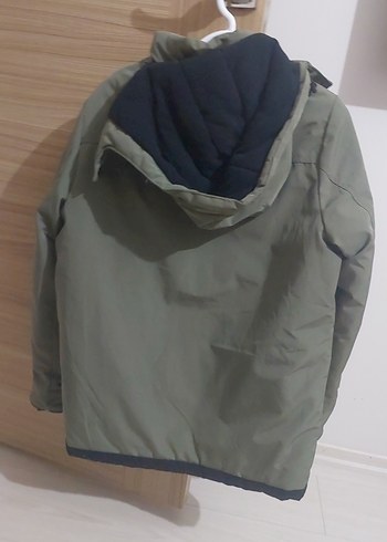 Gri Kamuflaj Desenli Streetwear Erkek Mont - Görsel 2