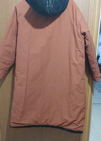 Kadın Siyah Uzun Kuşaklı Ceket - Görsel 4