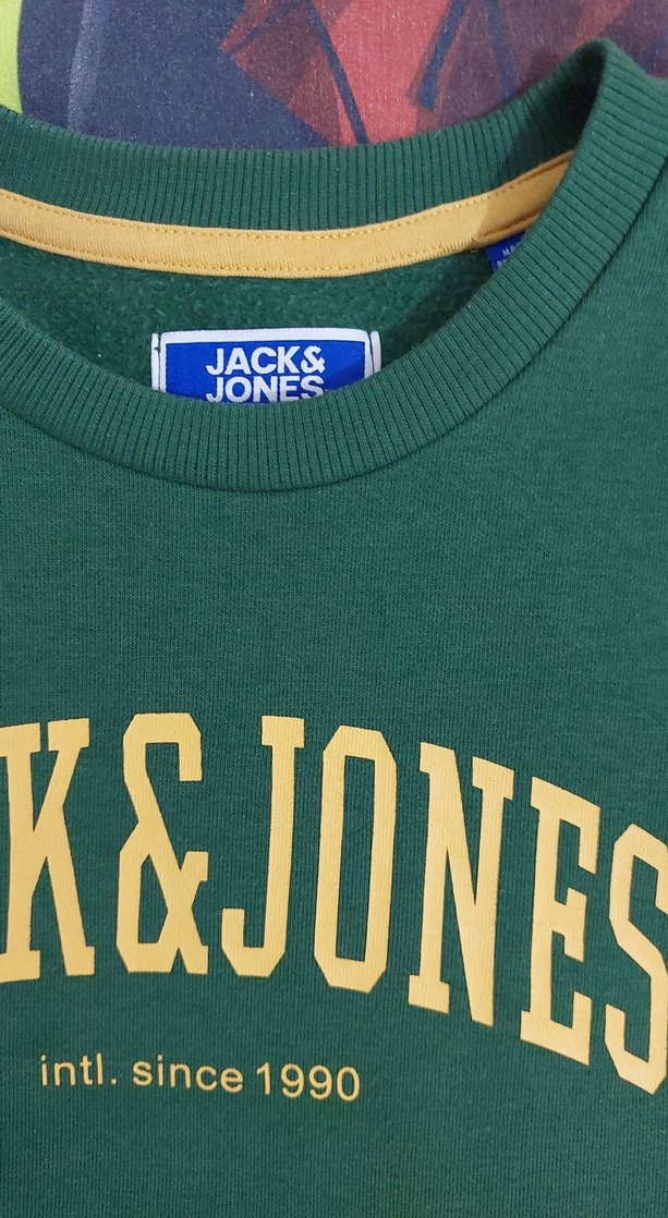Jack&Jones Yeşil Erkek Sweatshirt - Görsel 2