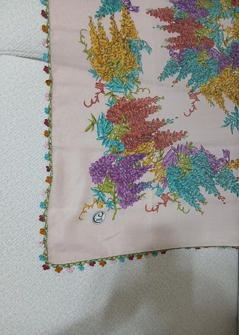 Dantel Detaylı Bohem Çok Renkli Kadın yazması - Görsel 3