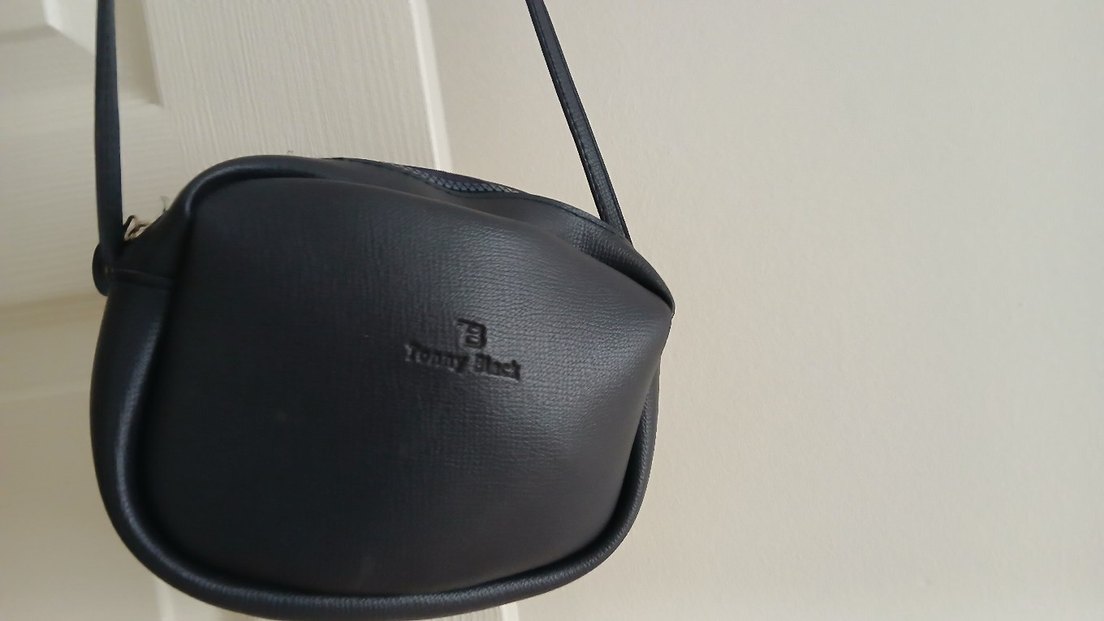 Minimalist Siyah Deri Kadın Çanta - Görsel 2