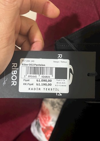 Erkek pantolon kot - Görsel 3