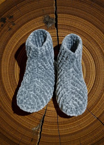 Örgü Sıcak panduf - Görsel 6