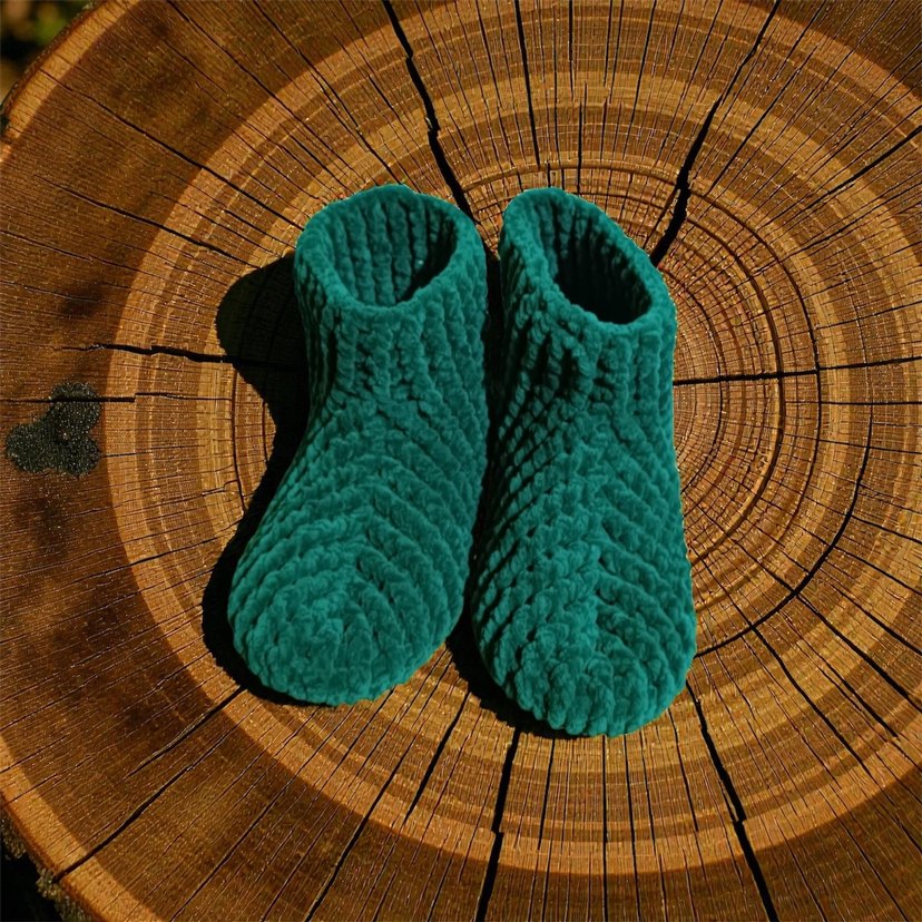 Örgü Sıcak panduf - Görsel 3