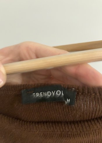 Kadın Kahverengi Süet Yüksek Yakalı Atlet - Görsel 2