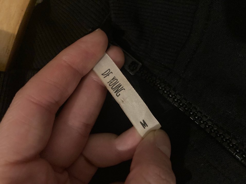 Kadın Siyah Fermuarlı Yüksek Yakalı Sweatshirt - Görsel 2