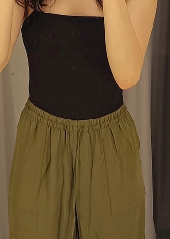 Siyah  İnce Askılı Kadın Çıtçıtlı Body - Görsel 2