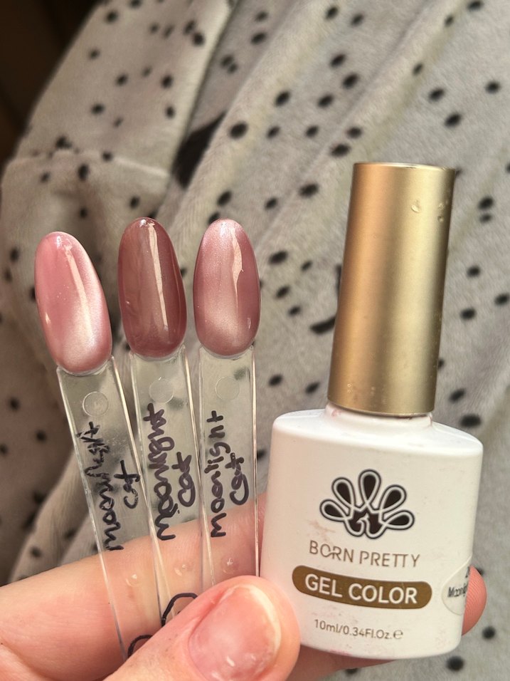 Born Pretty Moonlight Cat Magnetic Gel Pink Jel Oje 10ml 04 no - Görsel 2