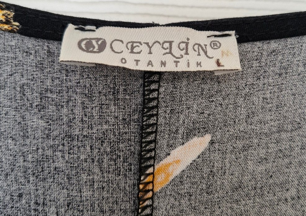 Yeni - Otantik Elbise - Balık Desenli Elbise - Görsel 2