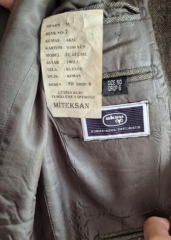 Klasik Düğmeli Yün Ceket - Görsel 3