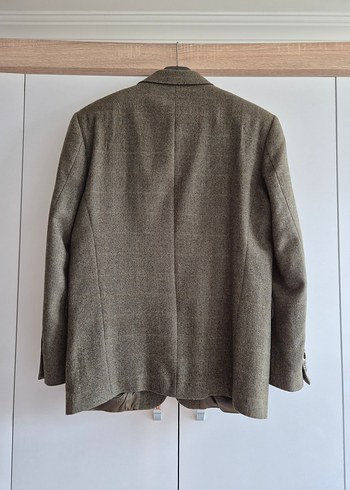 Klasik Düğmeli Yün Ceket - Görsel 4