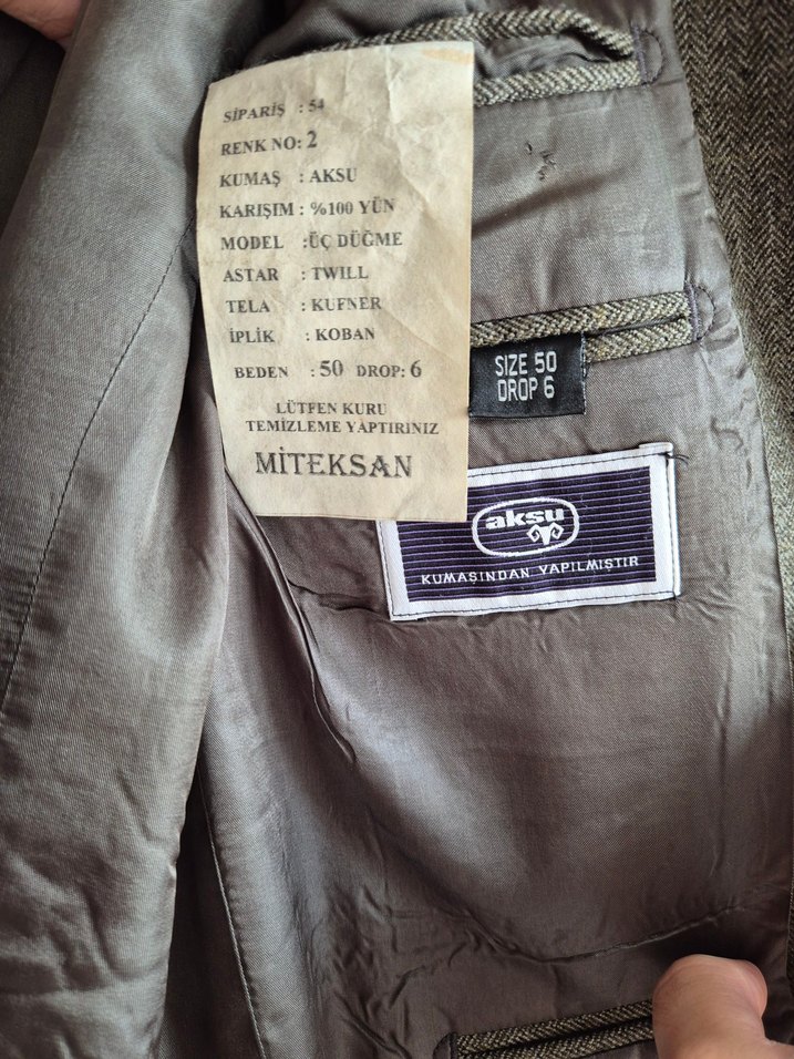 Klasik Düğmeli Yün Ceket - Görsel 3